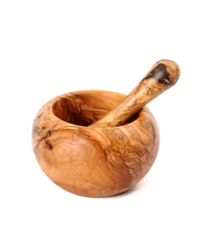 Beldinest Olive Wood Round Pestle And Mortar In No Color