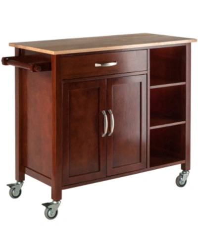 Winsome Mabel Kitchen Cart In Multi