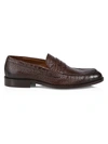 To Boot New York Cutler Leather Penny Loafers In Brown