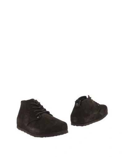 Birkenstock Ankle Boots In Dark Brown