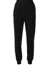 L Agence Luxe Lounge The Moss Jogger Pant In Black