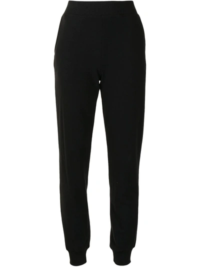 L Agence Luxe Lounge The Moss Jogger Trouser In Black