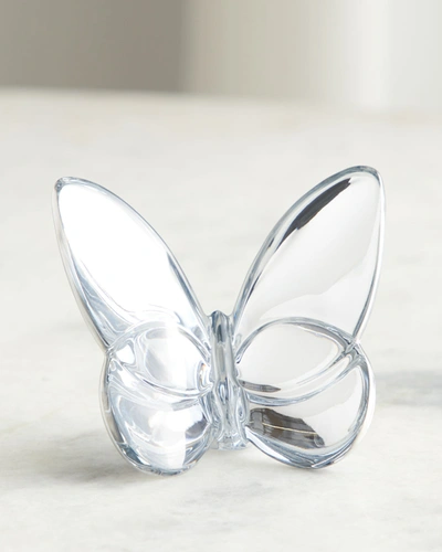 Baccarat Papillon Lucky Crystal Butterfly In Grey