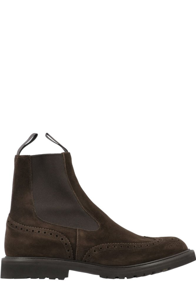 Tricker's Henry Leather Chelsea Boots In Brown
