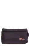 Longchamp Le Pliage Club Cosmetic Case In Bilberry