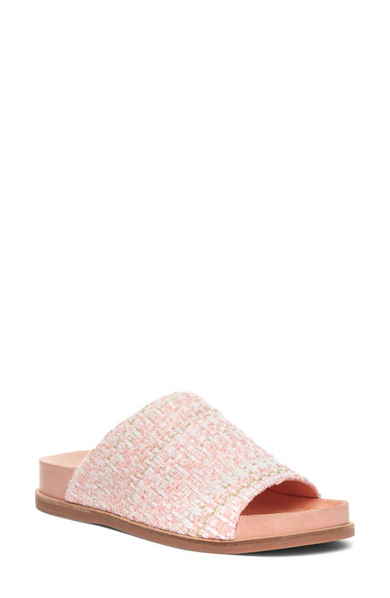 Kelsi Dagger Brooklyn Squish Slide Sandal In Peach Fabric | ModeSens