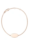 Kendra Scott Elaina 18k Gold Vermeil Delicate Chain Bracelet In Rose Gold