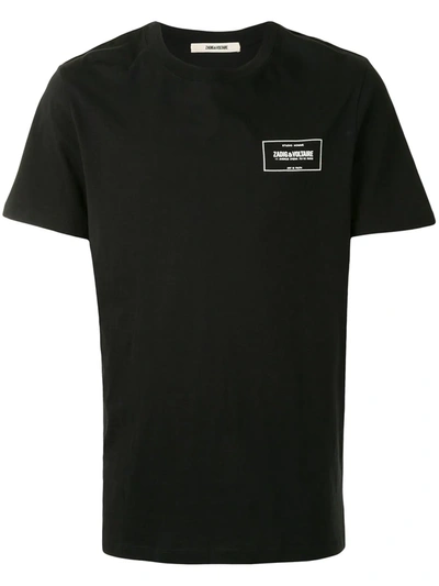 Zadig & Voltaire Logo-print Short Sleeved T-shirt In Black