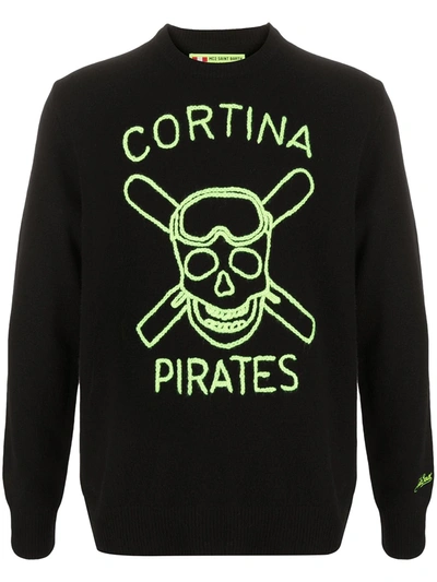 Mc2 Saint Barth Cortina Pirates Sweatshirt In Black