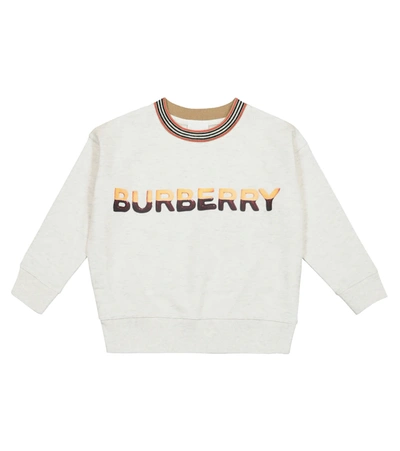 Burberry Boys' Shortbread Logo Sweatshirt - Little Kid, Big Kid In White