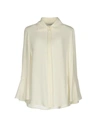 Valentino Silk Shirts & Blouses In Ivory