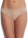 Dkny Glisten & Gloss Mesh Bikini In Cashmere