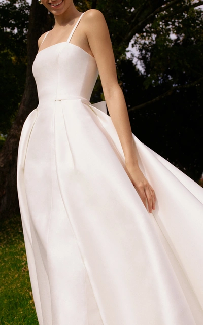 Carolina Herrera Bridal Women's Phoebe Gown With Overskirt In White |  ModeSens