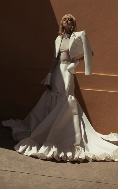 Mariam Seddiq Bridal Women's Mary Skirt In White