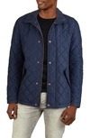Cole Haan Quilted Jacket In Navy