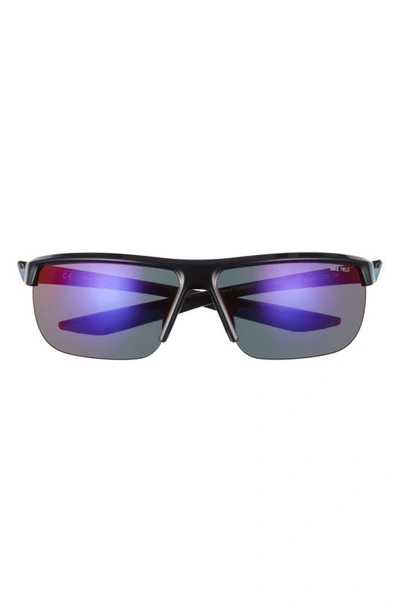 Nike Kids' 67mm Tempest Sunglasses In Obsidian/ Field Tint