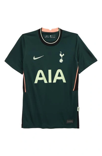 Nike Tottenham Hotspur 2020/21 Stadium Away Big Kids' Soccer Jersey In Pro Green/ Barely Volt
