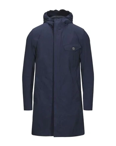 Herno Overcoats In Blue