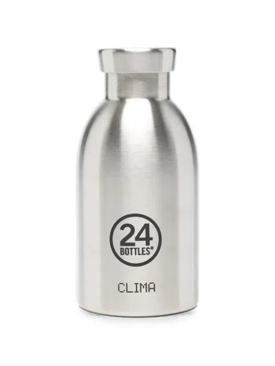 24bottles Clima Logo-print Water Bottle 330 ml In Silver