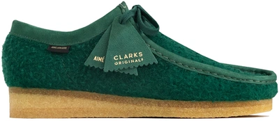 Pre-owned Clarks  Originals Wallabee Aime Leon Dore Green Casentino Wool
