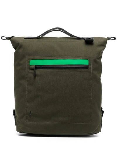 Ally Capellino Front-pocket Backpack In Green