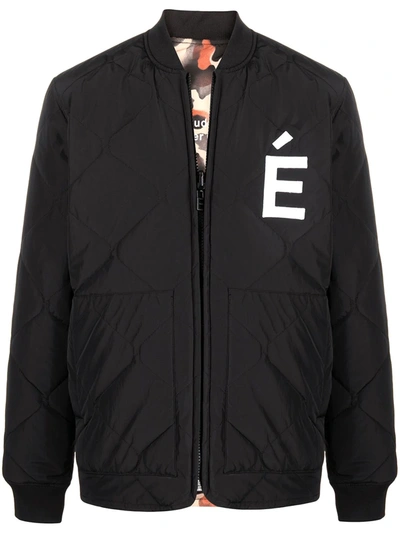 Etudes Studio Reversible Bomber Jacket In Black