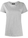 Apc Logo Cotton Jersey T-shirt In Grey