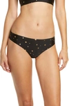 Honeydew Intimates Skinz Hipster Thong In Black Stars