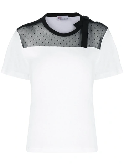 Black and red valentino t shirt 2025
