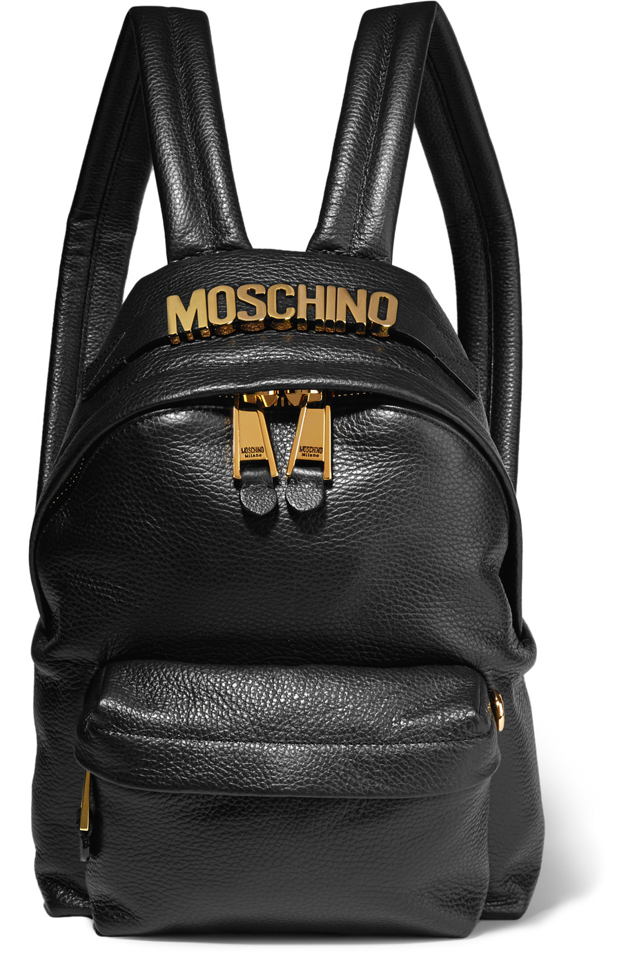 Moschino Embellished Textured-leather Backpack | ModeSens