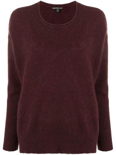 James Perse Cashmere Jumper In Red