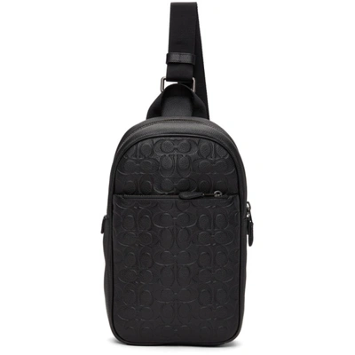 Coach Black Soft Pack Metropolitan Backpack