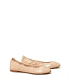 Tory Burch Eddie Patent Ballet Flat In Goan Sand