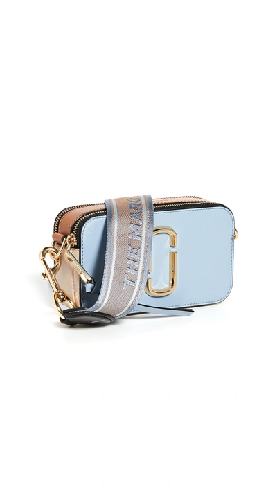 The Marc Jacobs Snapshot Colorblock Camera Bag In Skyline Blue Multi