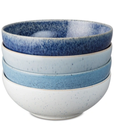 Denby Studio Blue Cereal Bowls, Set Of 4