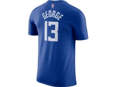 Nike Los Angeles Clippers Men's Icon Player T-shirt Paul George In Blue