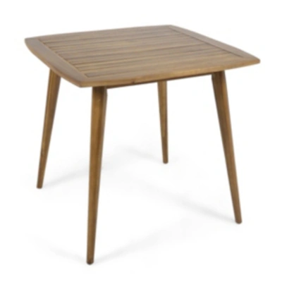 Noble House Wallace Outdoor Dining Table In Teak