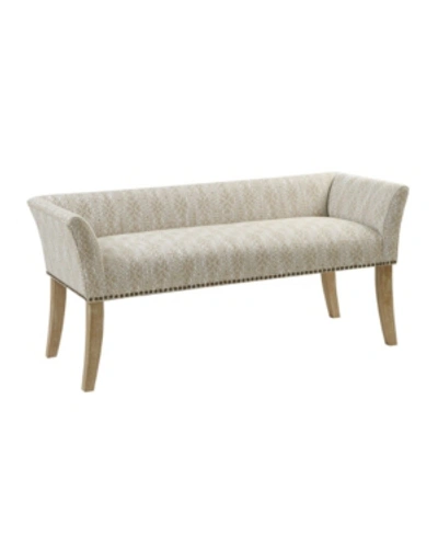 Madison Park Welburn Accent Bench In Taupe