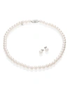 Mikimoto 7.40-8mm Akoya Pearl Stud Earrings & Necklace Gift Set