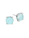 Ippolita Women's Rock Candy Sterling Silver & Doublet Stud Earrings In Turquoise