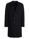 Giorgio Armani Men's Wool & Cashmere Top Coat In Navy