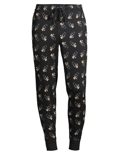 Polo Ralph Lauren Polo Bear Lounge Joggers In Black