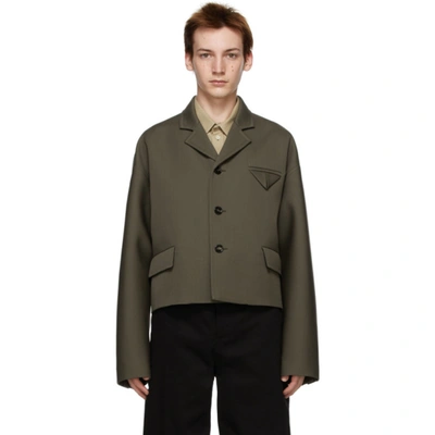 BOTTEGA VENETA コンパクトウールジャケット Bottega Veneta® Women's Compact Wool Jacket in Black. Shop