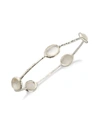 Ippolita Women's Wonderland Mother-of-pearl, Clear Quartz & Sterling Silver Station Five-stone Doublet Bangle In Silver/white