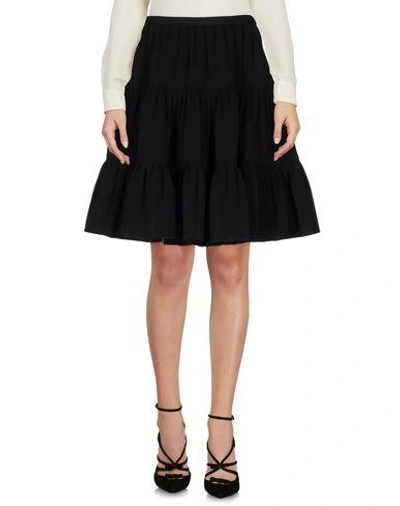 Givenchy Knee Length Skirts In Black