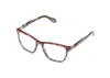 Quay Hardwire 54mm Sunglasses In Milky Tort Red / Clear Blue