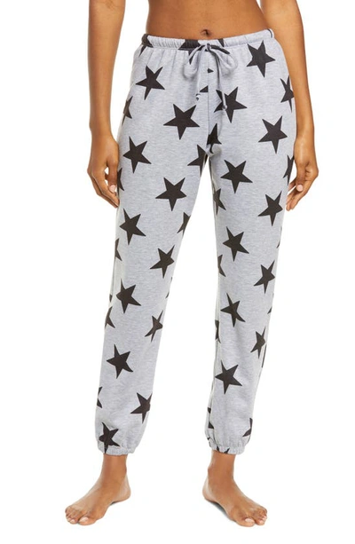 Onzie French Terry Star-print Sweatpants In Black Stars