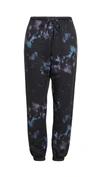 Onzie Fleece Tie Dye Joggers In Night Swim