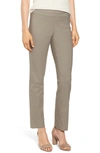 Nic + Zoe Wonderstretch Straight Leg Pants In Mushroom