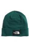 The North Face Dock Worker Recycled Beanie In Evergreen